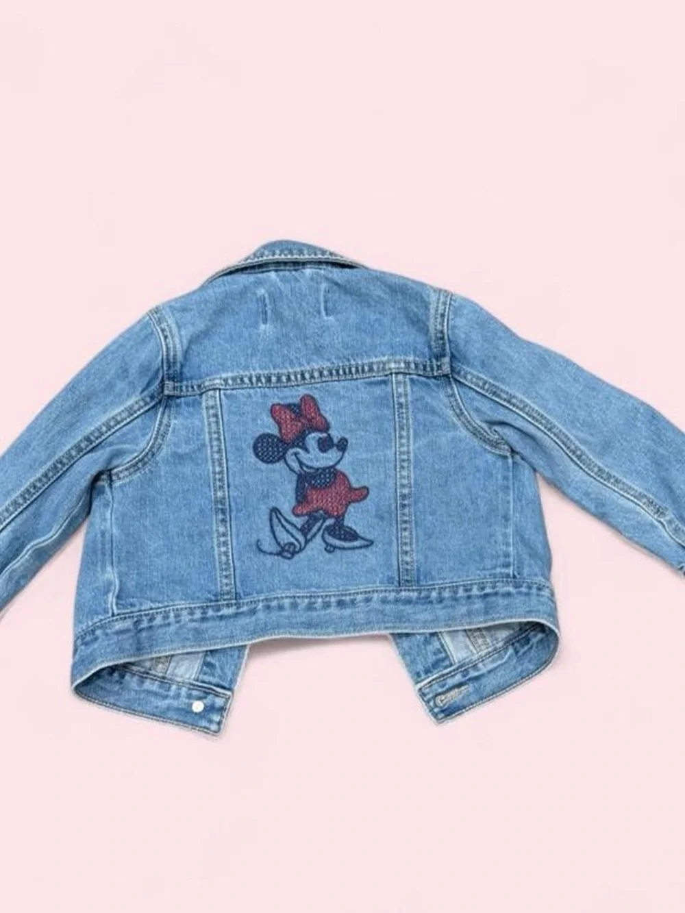 Baby GAP x Disney Minnie Mouse Denim Jacket Toddler Girls 2T